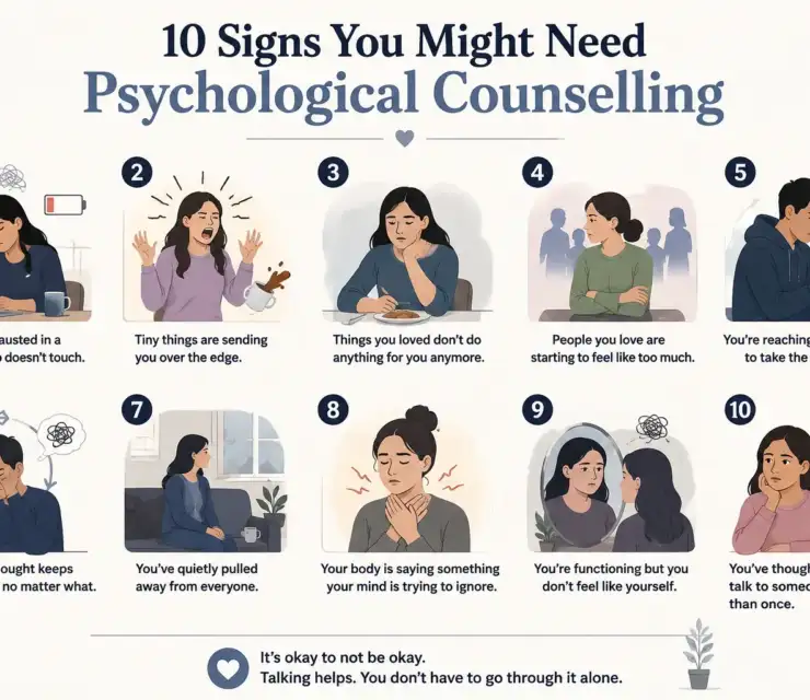 10 Signs You Should Consider Psychological Counselling Instead of Ignoring Your Emotions